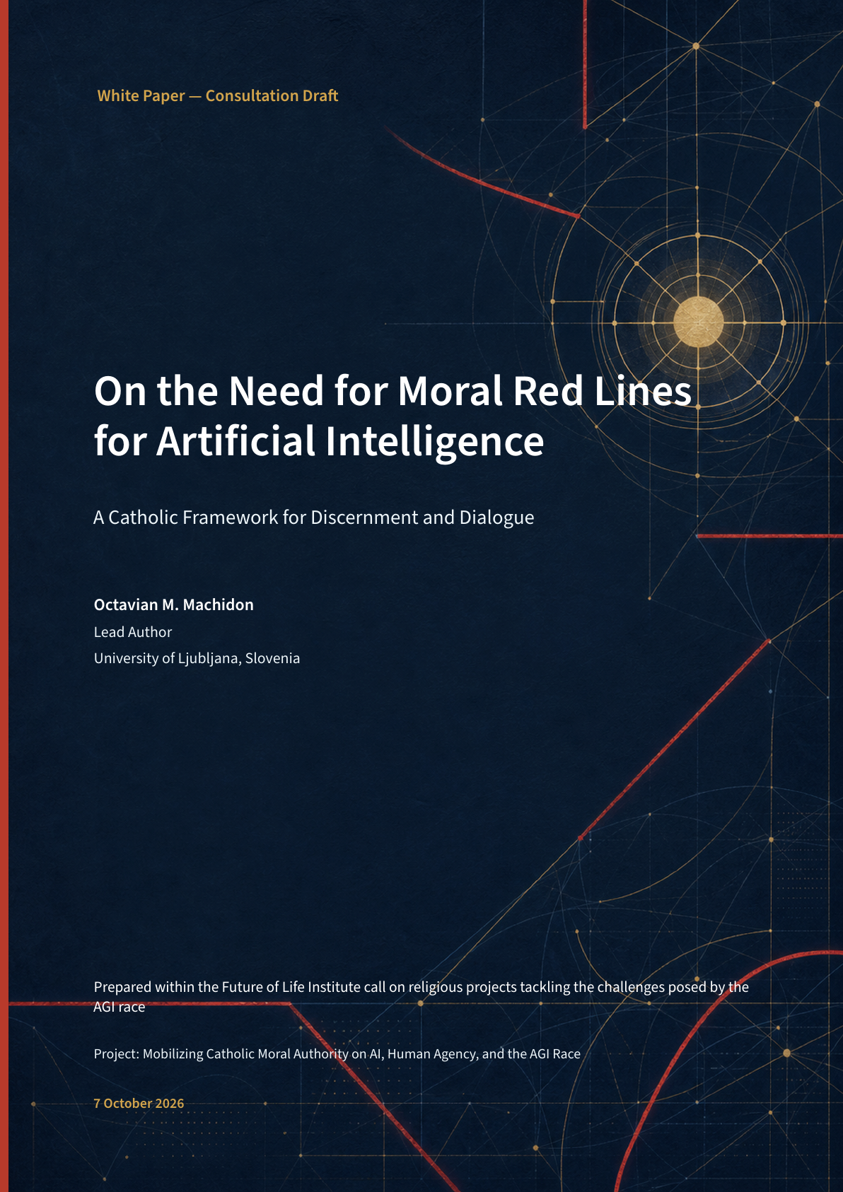 Cover of the 7 October 2026 consultation white paper